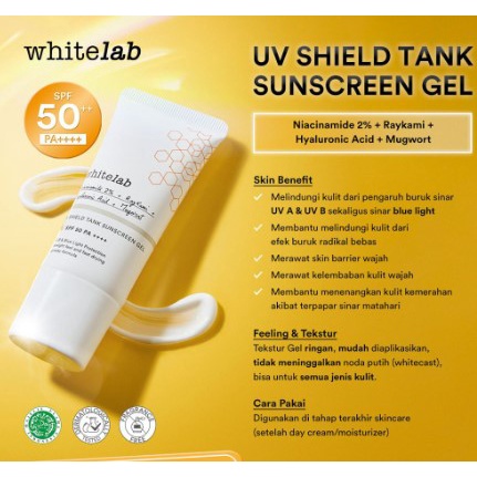Whitelab Sunscreen Uv Tank Sheild Sunscreen SPF 50
