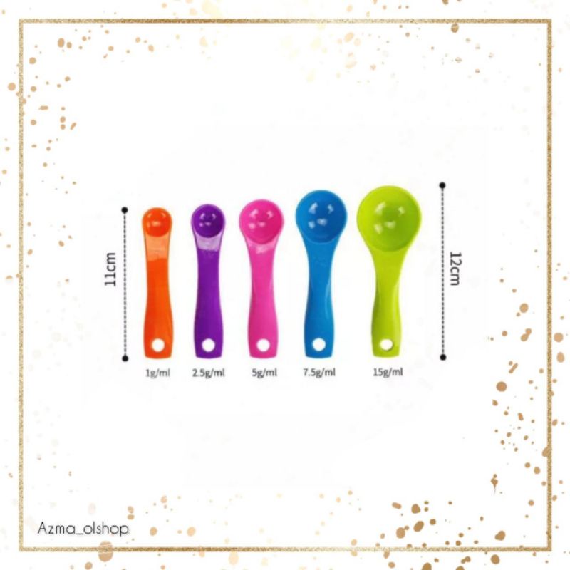 Sendok takaran 5 in 1