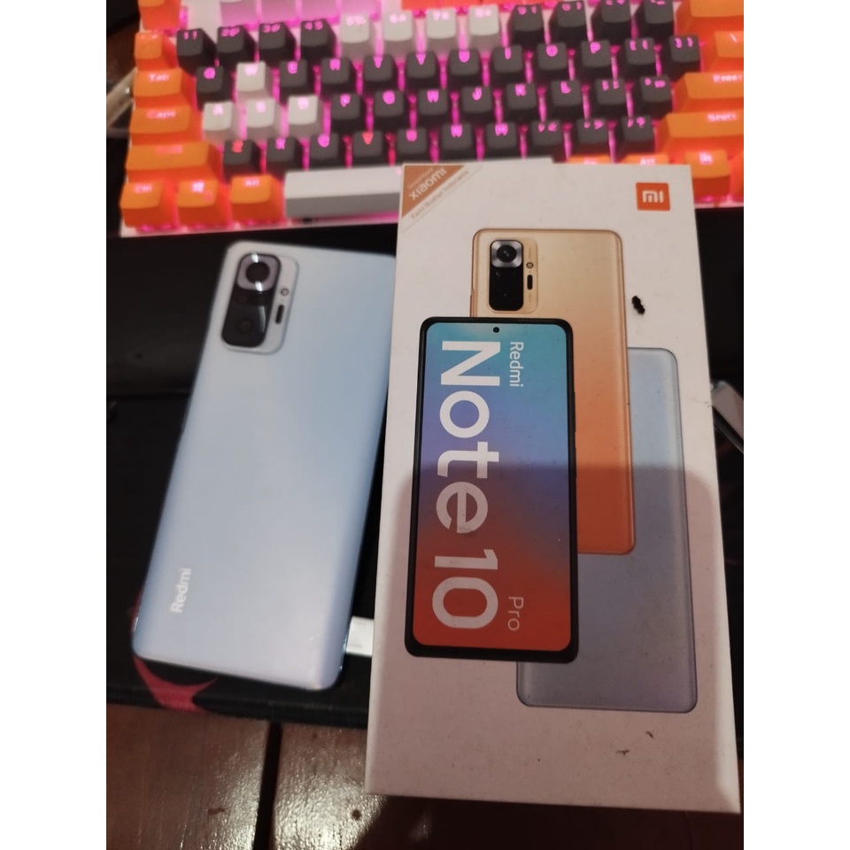 Redmi note 10 pro 8/128 bekas mulus