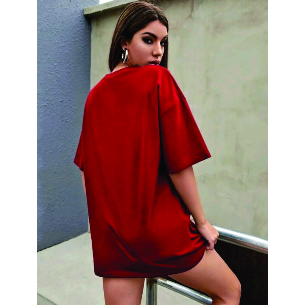 Baju kaos wanita oversize kaos distro wanita