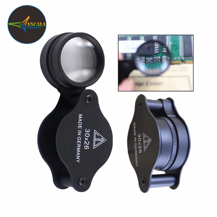 

Lup Geologi - Made In Germany Magnifier Eye Loupe Jewelers 30X 26Mm [Populer]