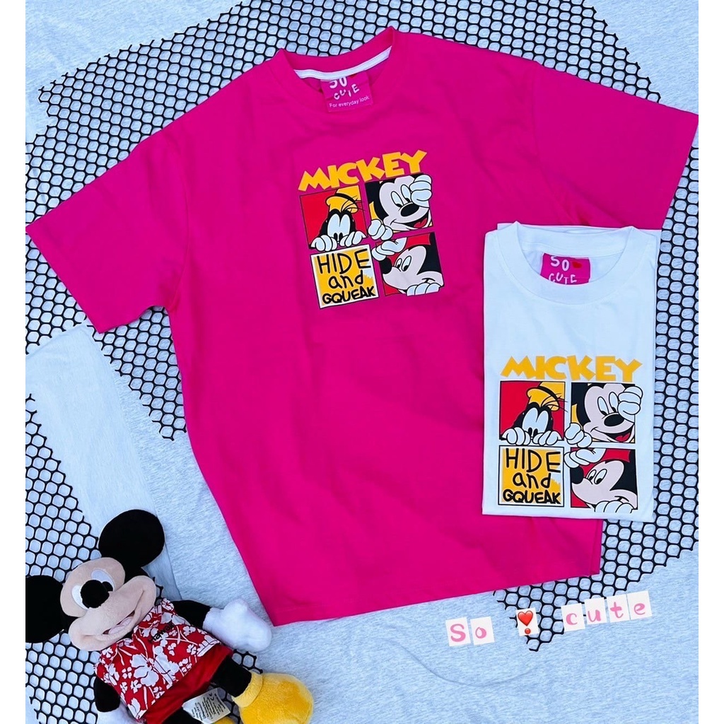 TSHIRT MICKEY OVERSIZE / ATASAN WANITA OVERSIZE IMPORT BANGKOK NOB