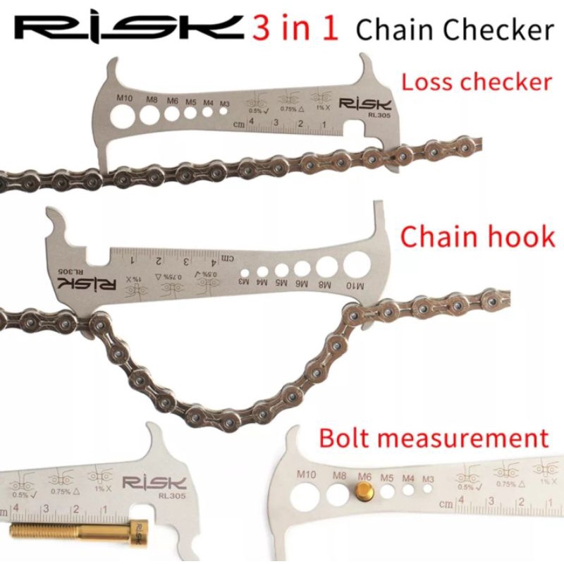 Risk Chain Checker Tool Alat Ukur Rantai Sepeda