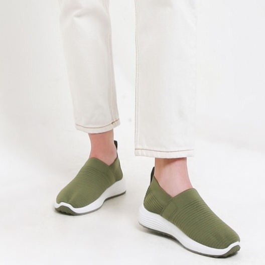 M Footwear - Sepatu Sneakers Casual Wanita Import - CSG6125 Green