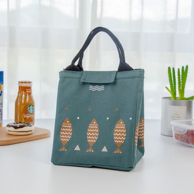 Tas Bekal Motif Karakter Fish Lunch Bag A-29