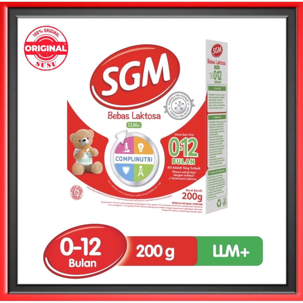 SGM LLM+ Susu Bebas Laktosa 400gr