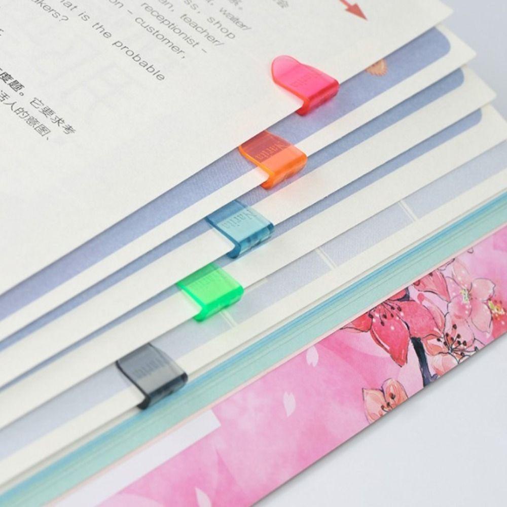 Klip Penjepit Kertas Agustina 10/20pcs Klip Fixing Sekolah File Index Siswa Album Dokumen Staples