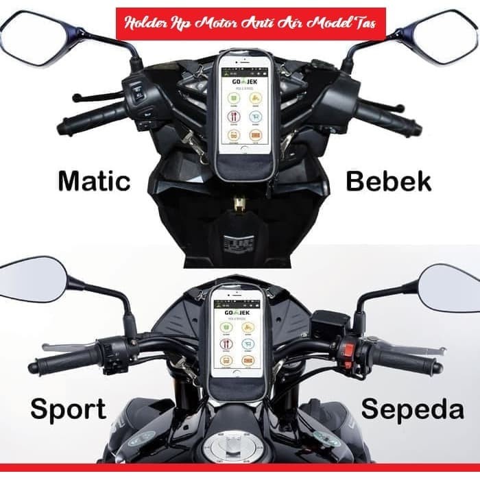 Rain Cover Tas Holder Hp Anti Air / Tas Holder Hp Motor / Tas Holder Motor