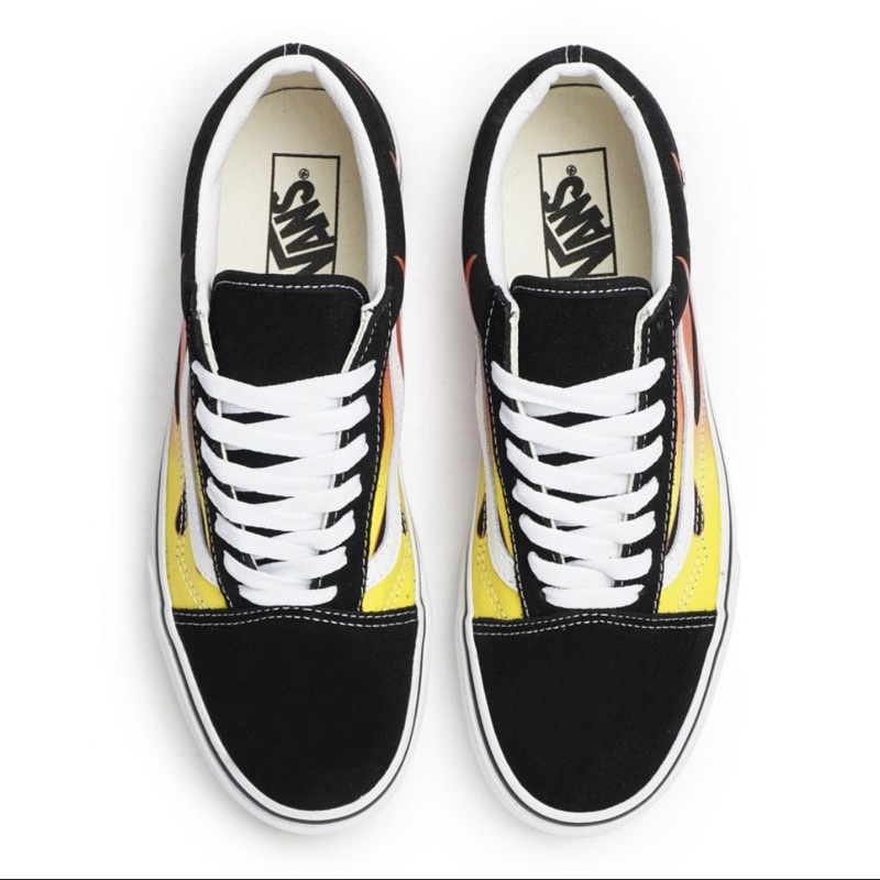 Vans Old Skool Flame Black True White Original