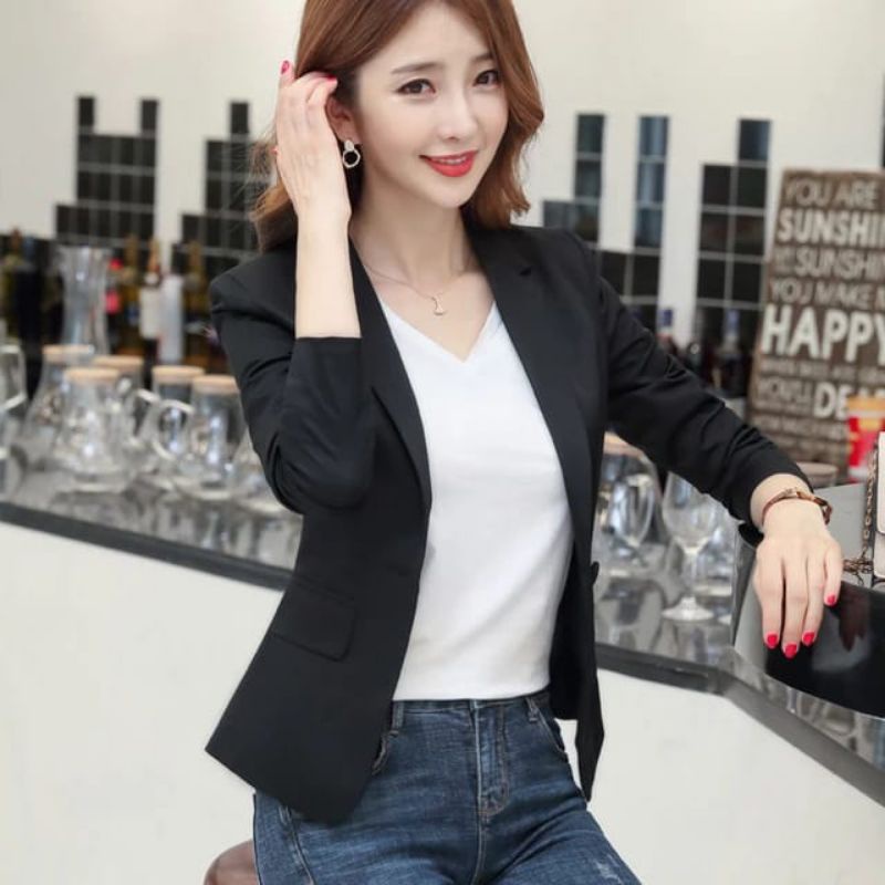 Jas Resmi wanita jas formal jas slimfit