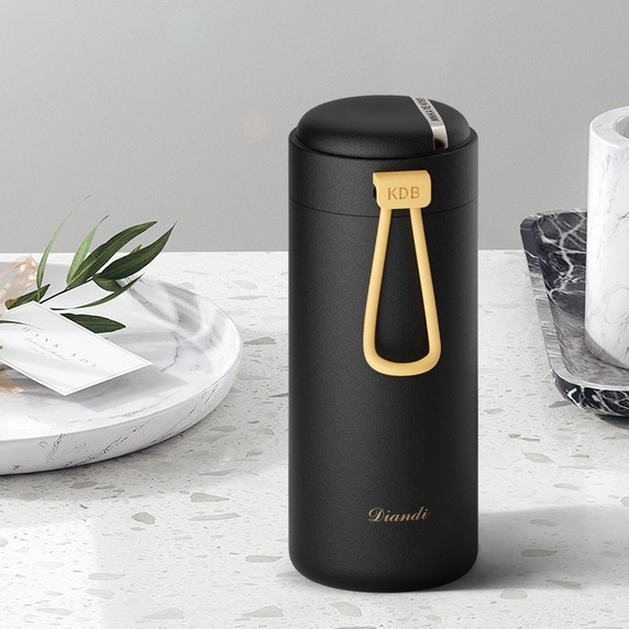 DIANDI Termos Air Panas Kopi Es Teh Susu Thermos Mini Premium Tumbler Lucu Anak Dewasa Botol Minum Gelas Aestethic Travel Vacuum Flask Cute Gift Portable Bottle Mug Stainless Steel - 350ml