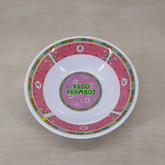 mangkok meishing melamine 908 - mangkok melamin cantik - mangkok motif