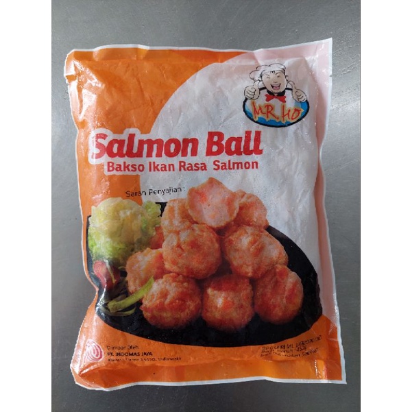 

Mr. Ho Salmon Ball Bakso Ikan Rasa Salmon / Frozen Food