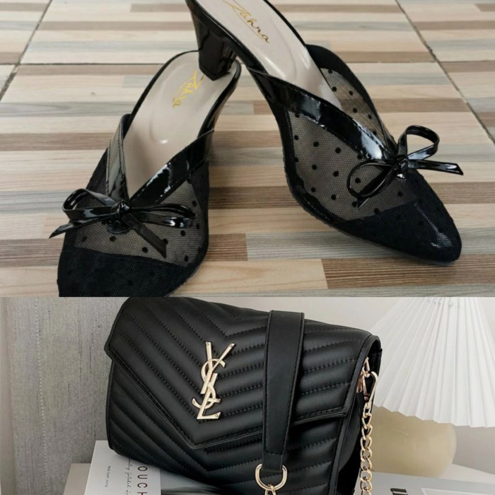 Mahar Hantaran Nikah Tas Dan Sepatu Set / Seserahan Tas Dan Sendal