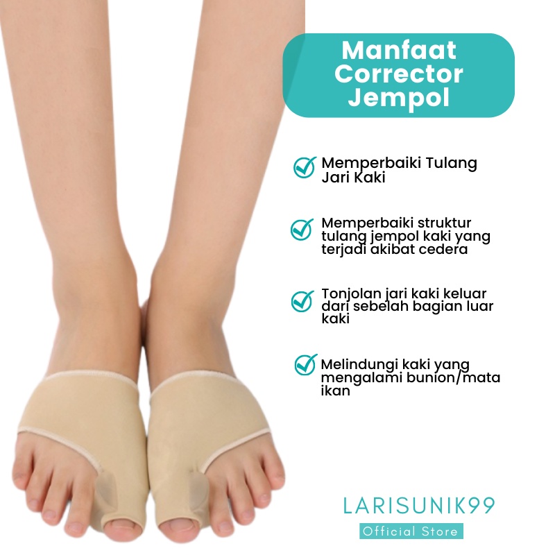 Alat Pelurus Jempol Bengkok Korektor Tulang Ibu Jari Kaki Bengkok Bunion Hallux Valgus