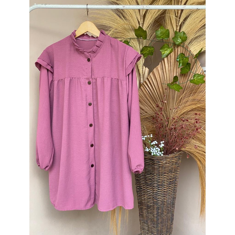 TUNIK RAYON CRINGKLE CRINKLE REMPEL / NAWELA BLOUSE CRINKLE REMPEL