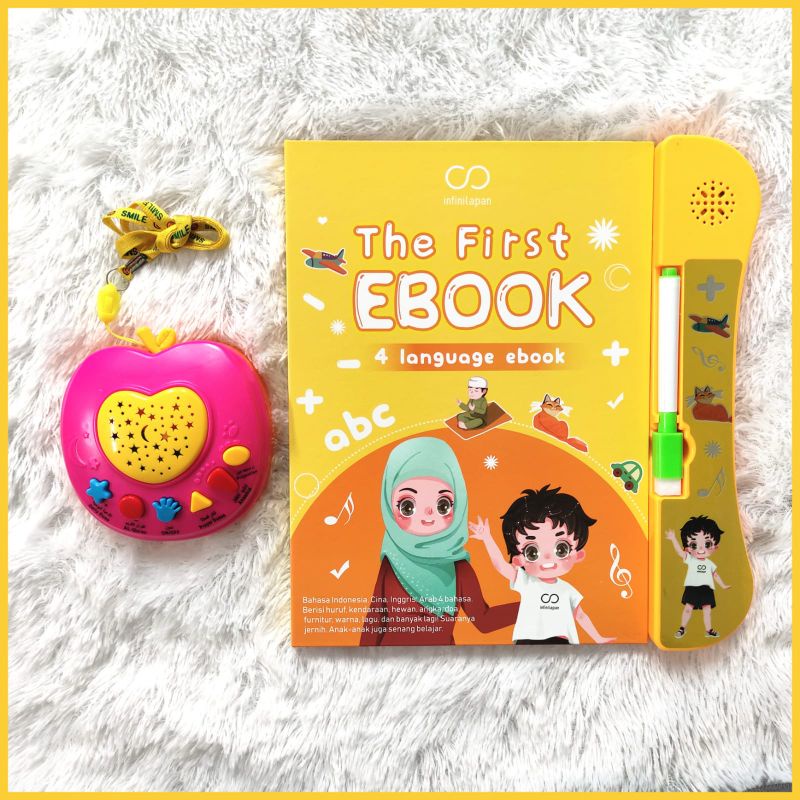 [✅COD] PAKET HEMAT USB CHANGER  MAGICBOOK 4 IN 1 + APPLE LEARNING QURAN FREE BUBBLE WRAP EBOOK + APPLE  QURAN