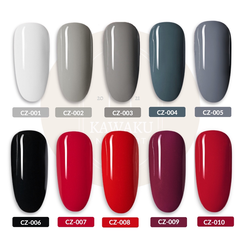 Kutek Gel Polish UV LED Kutek Warna No. 01-50