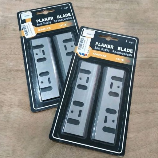 BEST QUALITY ☑️ 1 Set 2 PCs Mata Pasah Serut GT ✓ TCT 110x29x3 mm ✓ Reg 6 925453 531311 | Pisau Kayu