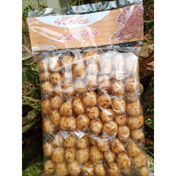 

kerupuk bakso pedas daun jeruk