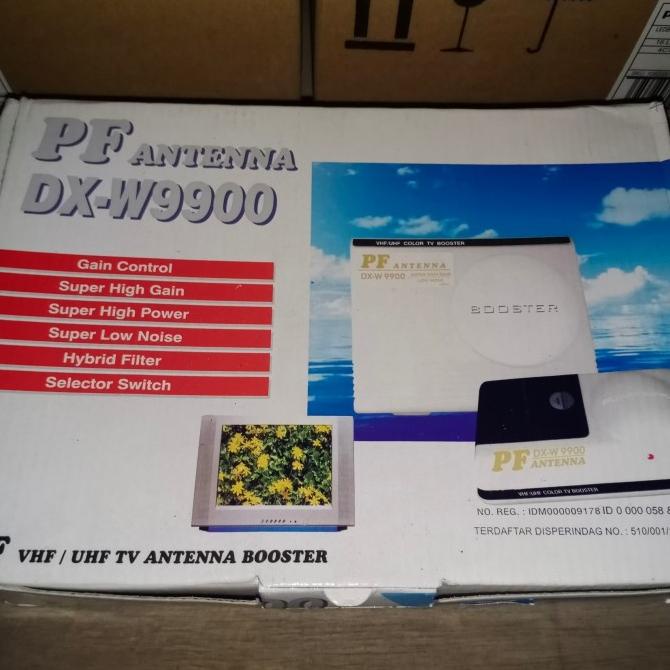 Booster antena / Penguat signal antena tv PF DX-W9900