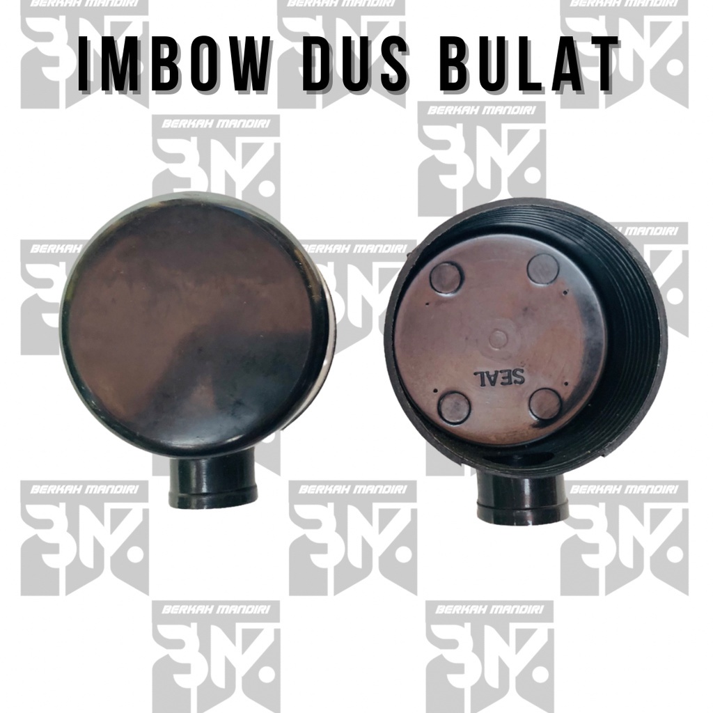Inbow Doos Bulat 5/8 17MM Hitam/IB Doos/mangkokan/Cantingan tempat Saklar dinding tembok T dus ib dos Ibdos Ibdus