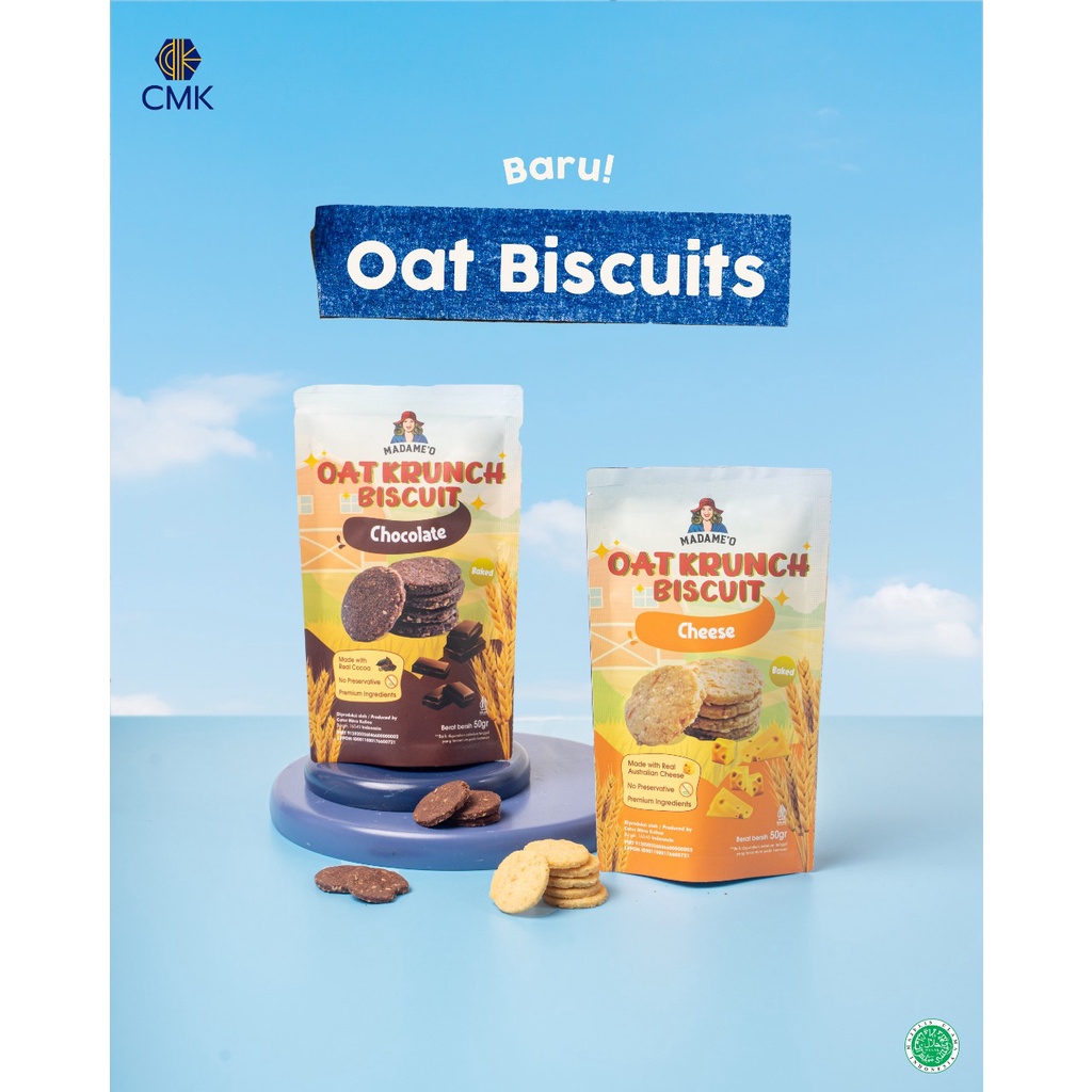 

MADAME'O OAT KRUNCH BISCUIT - CHEESE