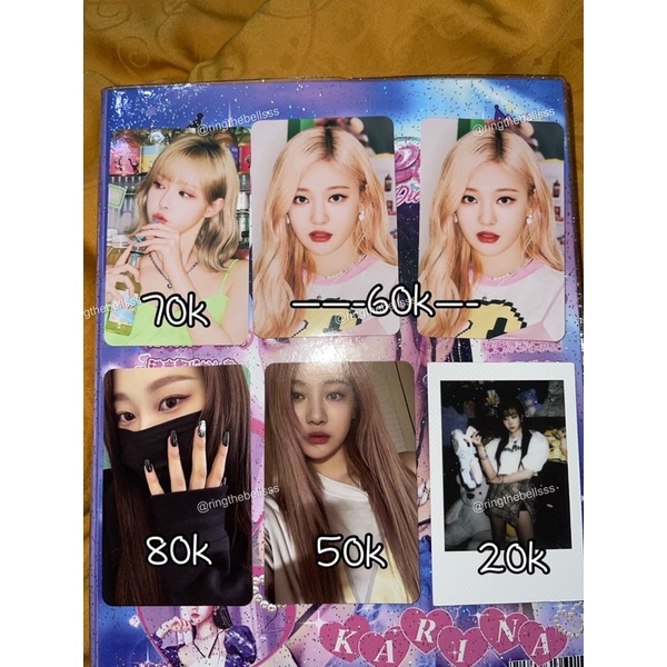 AESPA FORTUNE SCRATCH MD | AESPA GIRLS US PHOTOCARD