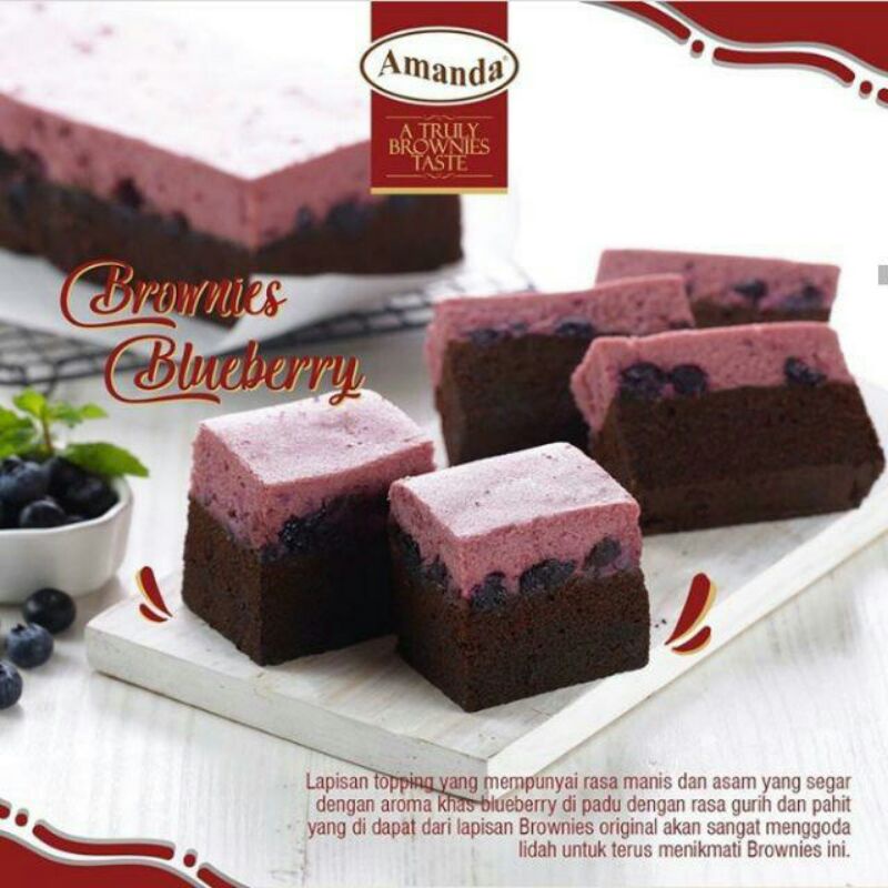 

Amanda Brownies Blueberry Kukus