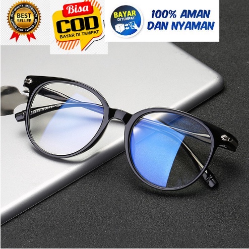 KACAMATA ANTI RADIASI Wanita Pria Frame Sunglasses Lensa Transparan Impor Kacamata KOREA BG KC005