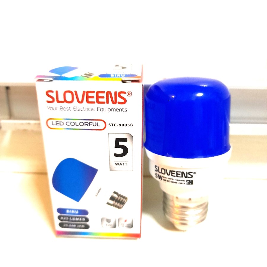 LAMPU LED WARNA WARNI SLOVEENS 5 W / BOHLAM LIMA WARNA