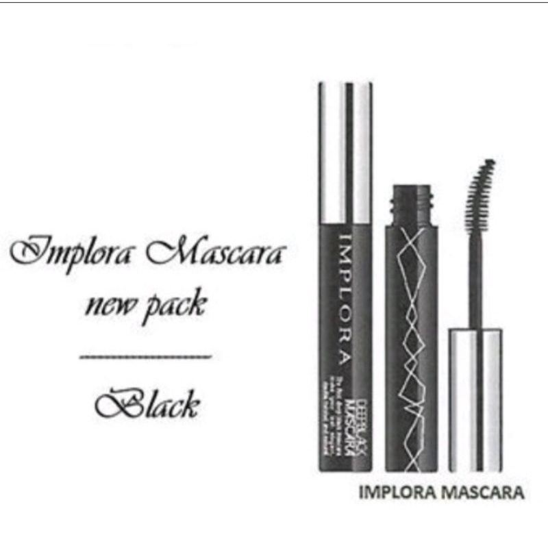 MASKARA IMPLORA BPOM/ MASKARA WATERPROOF