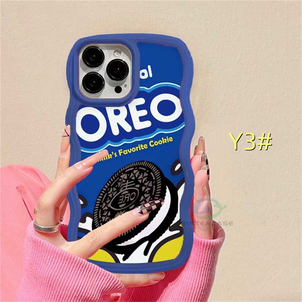 Samsung A04s A03s A32 A13 A03 A22 A23 M22 M32 A12 A31 A02s A21s A10S A20 A52 A52s A53 A30s A51 A71 cookie Lucu Pinggiran Melengkung TPU phone case Binteacase