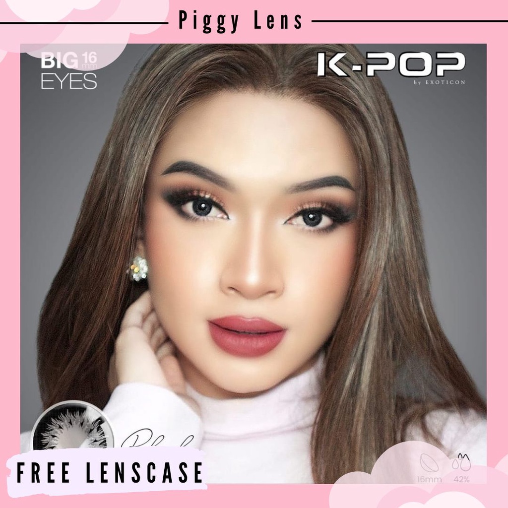 SOFTLENS X2 KPOP NORMAL &amp; MINUS -0.50 sd -6.00 FREE LENSCASE