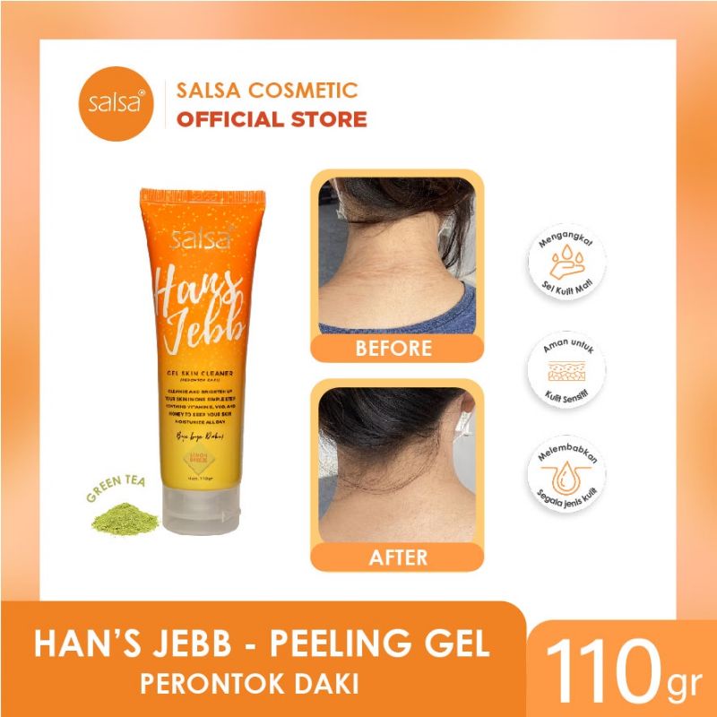 Salsa Hans Jebb Gel Skin Cleanser Perontok Daki | GreenTea Lemon Breeze Sweet Tropical | Salsa Hans Jebb All Series