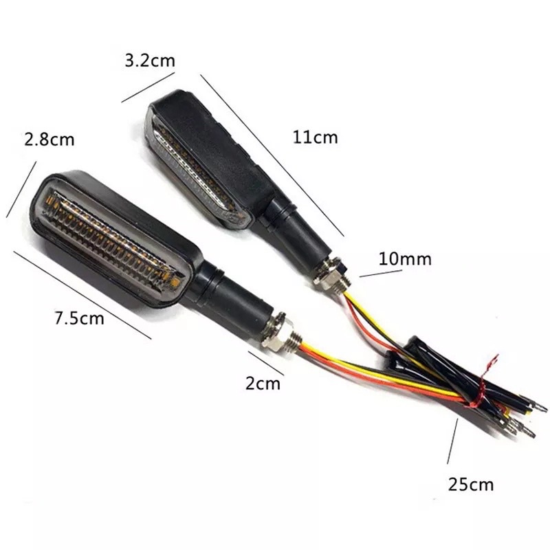 Sein Running Lampu Sen Led L012-DD112 Rizoma Buat Cb150r ,Cbr150r ,Megapro ,Versa ,Mt15 ,Xabre ,R15 ,R25 ,Byson ,Vixion ,Scorpio ,Vario150 ,Adv Dan Motor Lainnya Universal