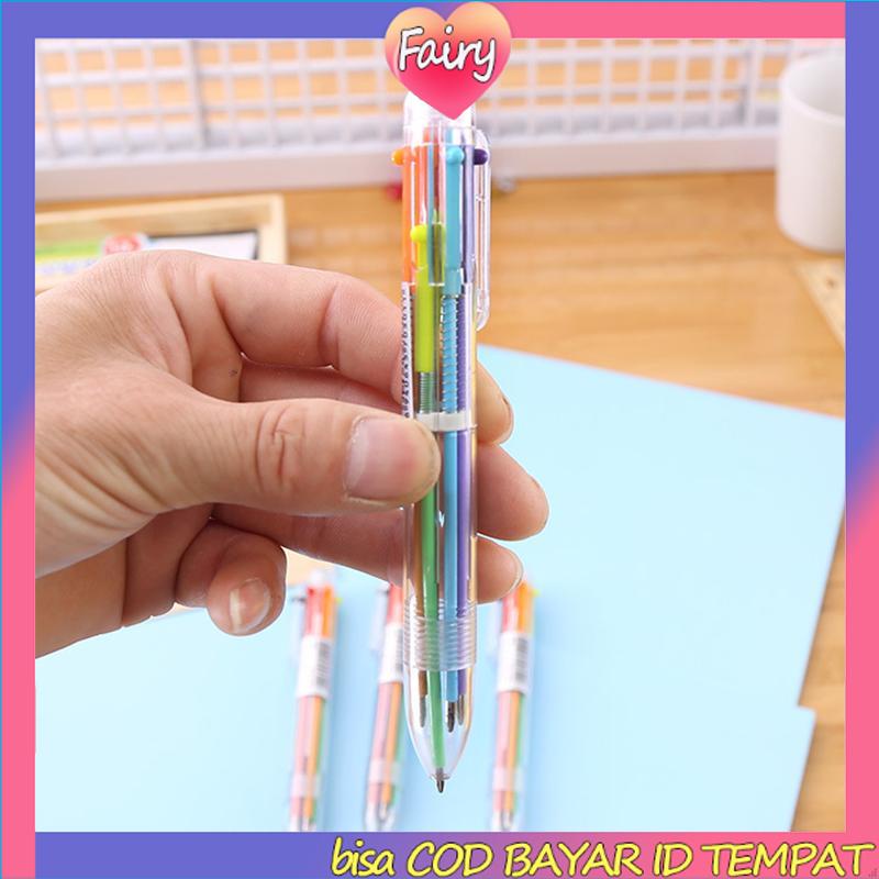 

Pulpen Warna Pen Colour 6 Warna Warni F