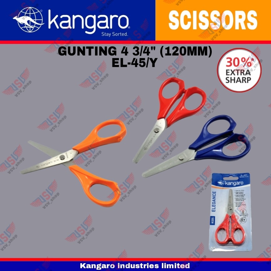 Gunting kecil / Gunting kertas / Gunting Stainless Steel 120mm Scissors