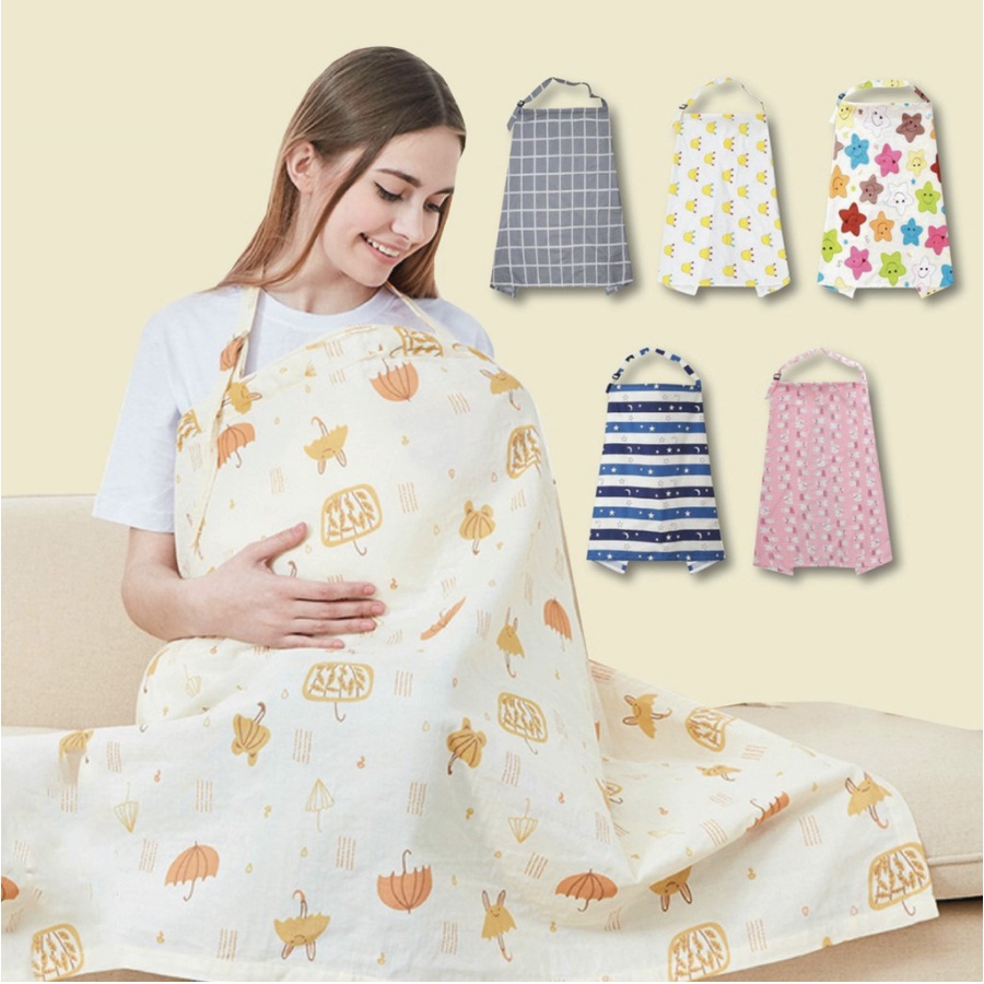 Apron Menyusui Nursing Cover STROLLER / CELEMEK MENYUSUI ASI / NURSING COVER BABY MULTIFUNGSI