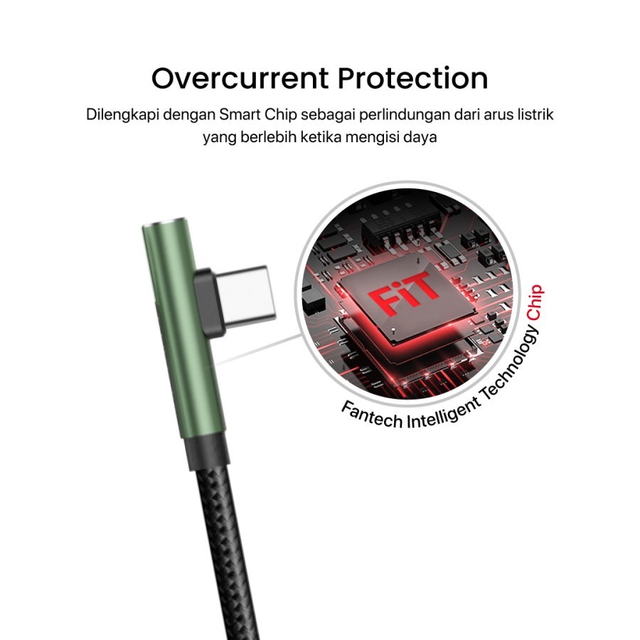 Fantech Smart Life Kabel Charger KM104 / KC104 / KL104 Fast Charging