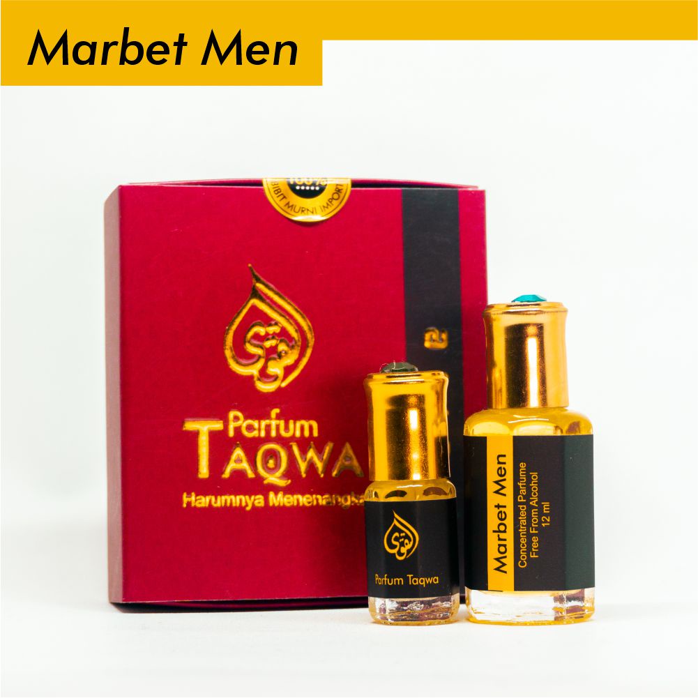 Parfum Sholat Marbet Men 12 ml [Beli 1 Gratis 1] Minyak Wangi Pria Tahan Lama