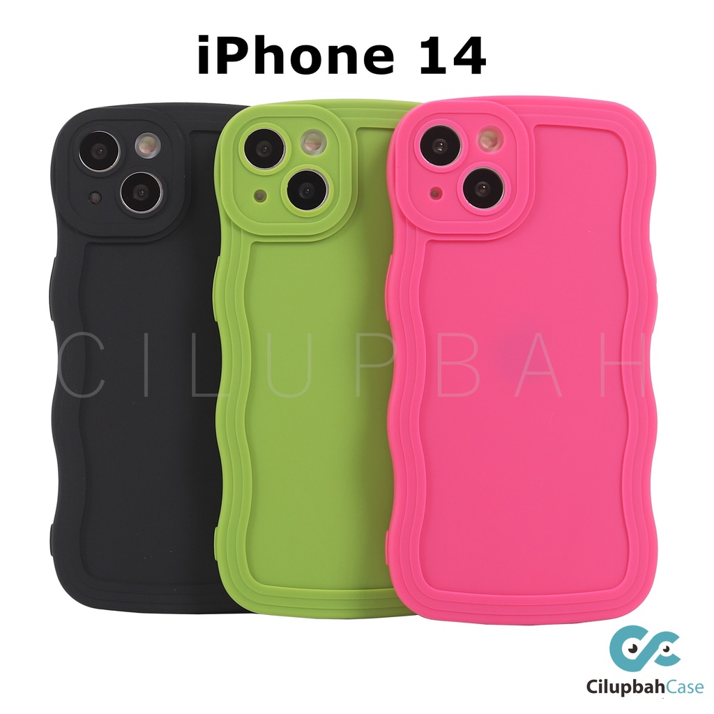 Softcase SIlicone Wavy Side for iPhone 14 / iPhone 14+ 14 PLUS / iPhone 14 Pro / iPhone 14 Pro Max