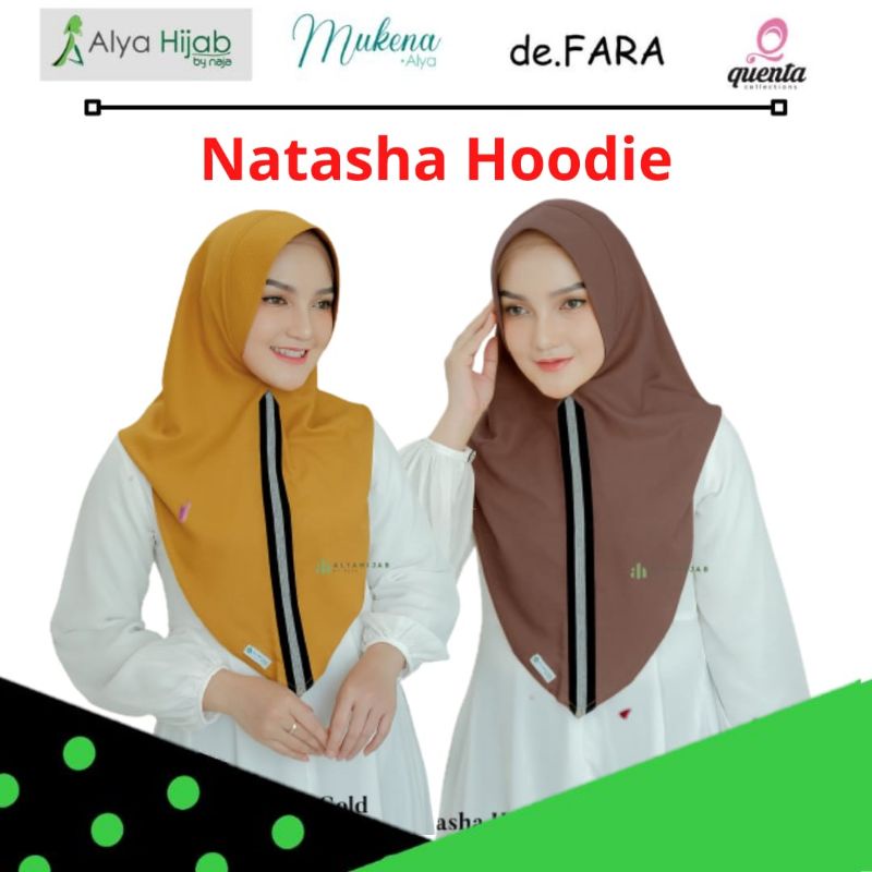 Natasha Hoodie Alya Hijab By Naja  bergo instan
