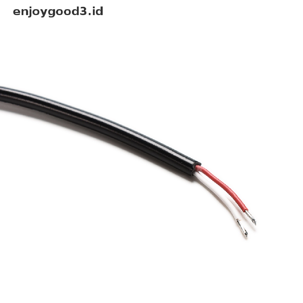 Kabel Konektor Power Plug Male Sudut Kanan DC 5.5x2.1mm Warna Hitam