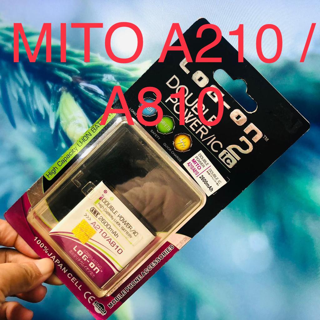 BATT BATERAI LOG ON DOBEL POWER MITO 210/ MITO A77-777/ MITO A10/ MITO A72/ MITO A150/ MITO A210/ MITO A330/ MITO A700/ MITO A880/ MITO FANTASY 2/ MITO FANTASY A39 4G/ MITO FANTASY A50/ MITO FANTASY LITE A80/ MITO FANTASY MCX A38/ MITO FANTASY ONE A33 3G