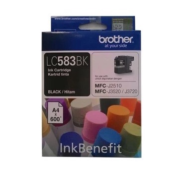 Brother Tinta Printer Lc 583 Hitam #Original