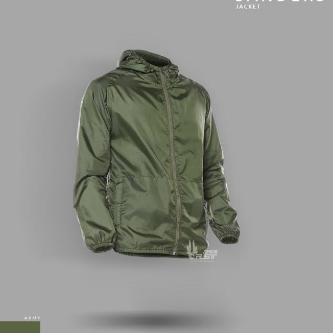 JAKET PARASUT JAKET THUNDER ANTI AIR PREMIUM - ARMY, S