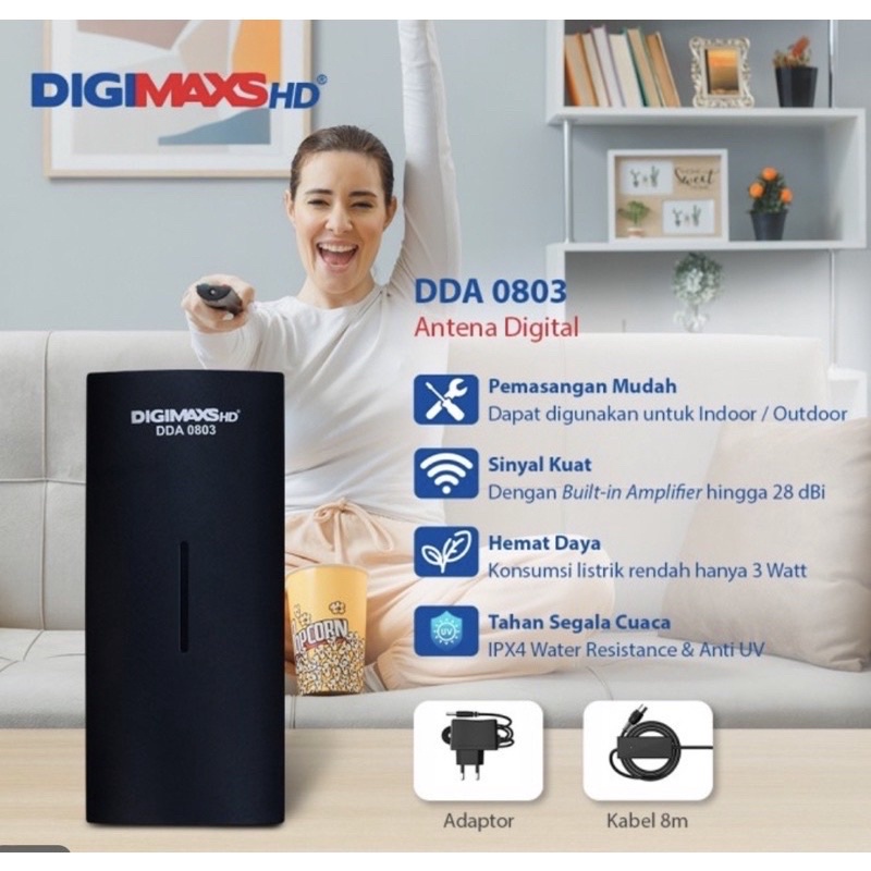 Antena TV Digital Indoor / Outdoor Digimaxs