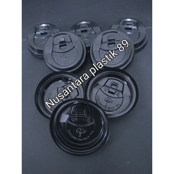 tutup Paper Cup 9 Oz Motif Isi 50pcs