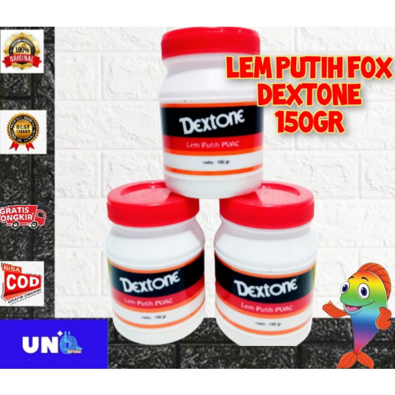 LEM PUTIH FOX DEKTONE LEM PVAC 150GR